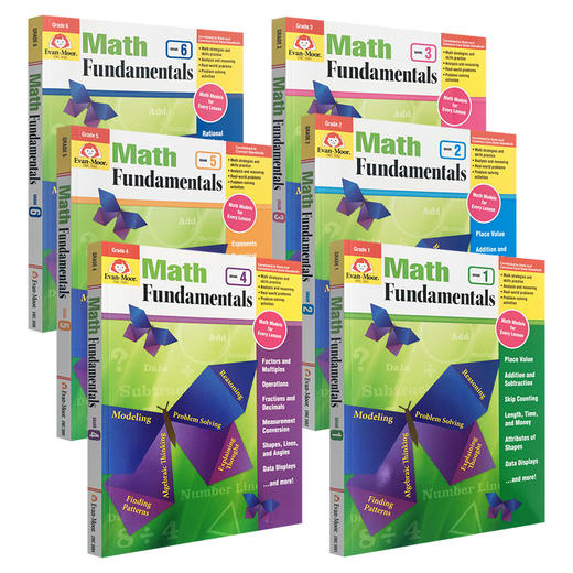 Evan-Moor Math Fundamentals 数学基础理论系列 商品图1