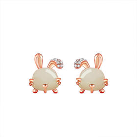 【授权商品】BOMURNNY/宝慕尼兔子耳钉