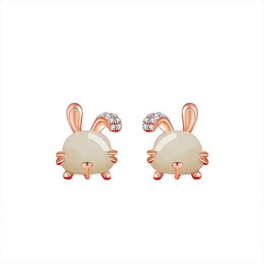 【授权商品】BOMURNNY/宝慕尼兔子耳钉 商品图0