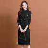 2022秋季新款时尚气质修身显瘦百搭套装两件套毛衫连衣裙 HR22079 商品缩略图3