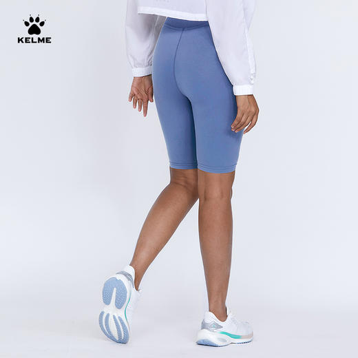 卡尔美官方旗舰店高弹紧身瑜伽裤女跑步运动健身服针织中裤 商品图4