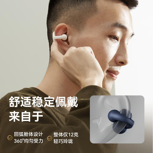 sanag无线夹耳蓝牙耳机 | 不压耳道、不震头骨，佩戴更舒适 商品图4