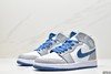 耐克Nike Air Jordan 1 Mid乔丹一代中帮经典复古休闲运动板鞋DX9276-100男女鞋 商品缩略图3