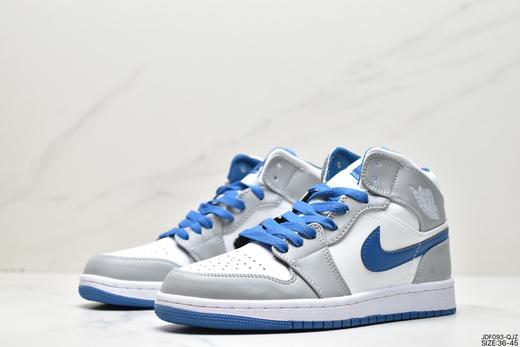 耐克Nike Air Jordan 1 Mid乔丹一代中帮经典复古休闲运动板鞋DX9276-100男女鞋 商品图3