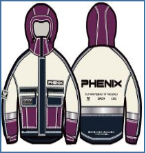 2223 PHENIX ALL PCFU2OT04-VI 滑雪服