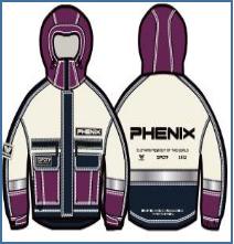 2223 PHENIX ALL PCFU2OT04-VI 滑雪服 商品图0