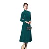【舒悦】金貂绒面料改良A版修身显瘦遮肚优雅风复古旗袍TY-929 商品缩略图4