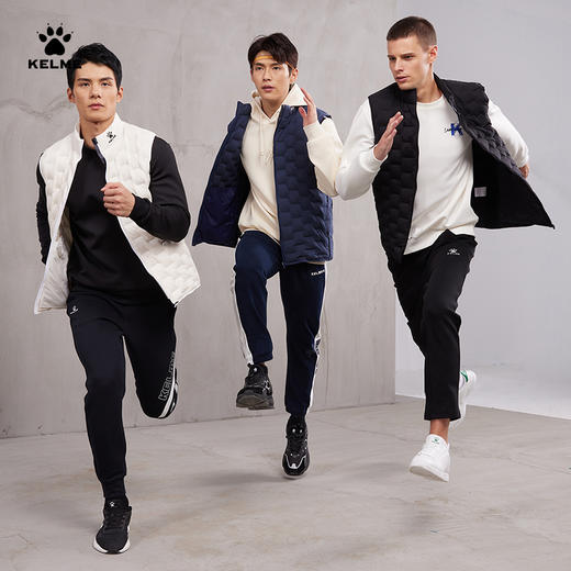 羽绒马甲男冬季新款休闲时尚立领运动服保暖坎肩外套8263MJ1009 商品图0