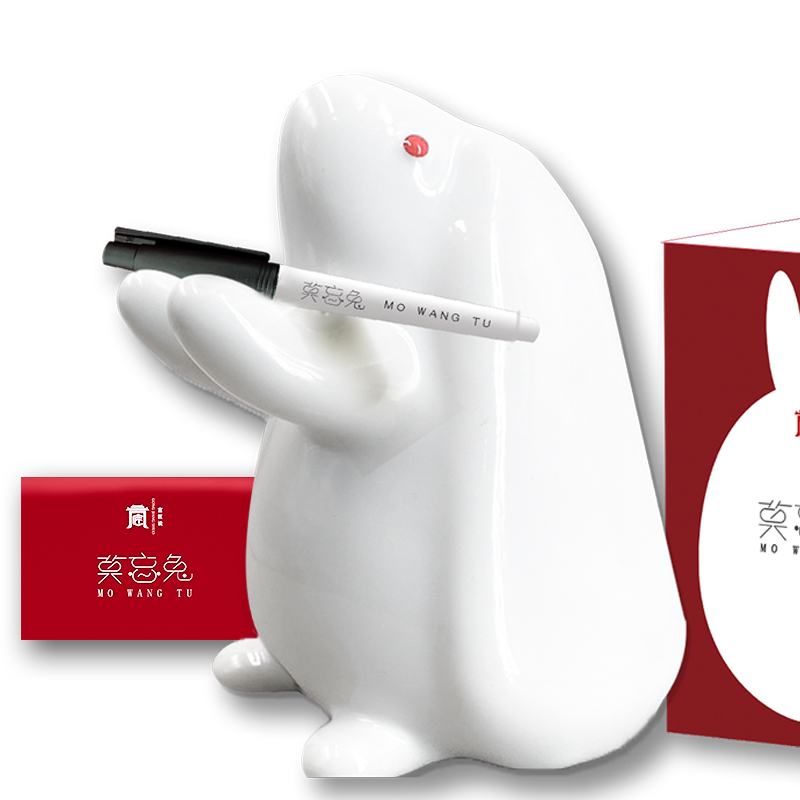 莫忘兔 创意可擦拭备忘录，可以做备忘录的可爱兔子