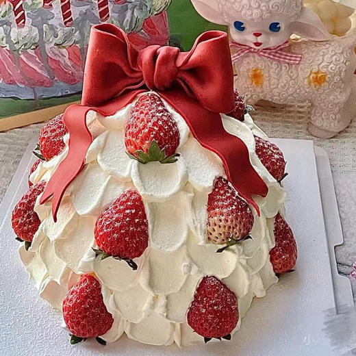蝴蝶结草莓圣诞树 商品图1