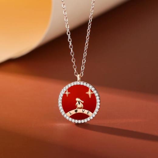 【授权商品】BOMURNNY/宝慕尼 S925纯银萌趣星兔兔子兔年限定项链手链两件套 商品图2