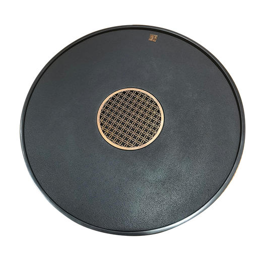 锦绣乌金石圆盘纯天然40x40x3cm 商品图0