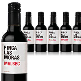 【整箱6瓶】小瓶罗斯摩萨马尔贝克红葡萄酒  Las Moras Malbec 6*187ml