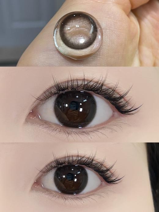 laseecon 嘿黑 年抛 两片 14.5mm 着色 13.5mm 基弧8.6 含水38% 韩国进口 商品图0