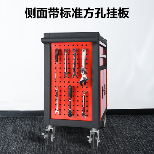 得力两抽屉带门工具车（DQ02322） 商品图1