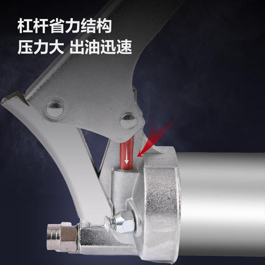 得力省力型黄油枪(鸡冠头)800CC（DQ80401） 商品图1
