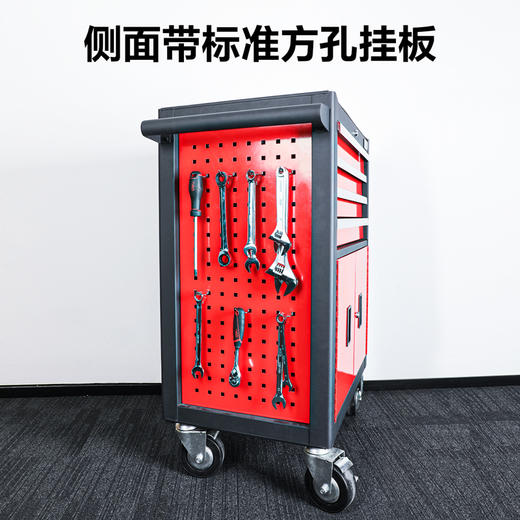 得力四抽屉带门工具车（DQ02342） 商品图4