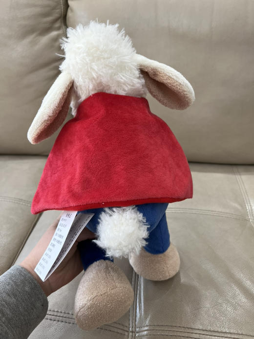 1214-6 圣诞礼物 超神气 披风超人羊 毛绒绒 公仔玩具 原厂限量 商品图6