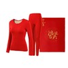 JY-102-107秋冬新本命年大红色结婚男士纯棉保暖内衣套装全棉毛衫秋衣秋裤女 商品缩略图3