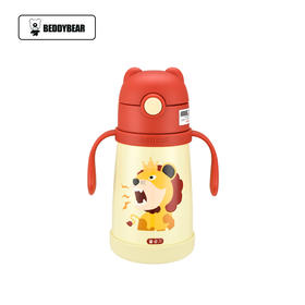 杯具熊儿童宠物保温学饮杯320ML狮子XY009-320
