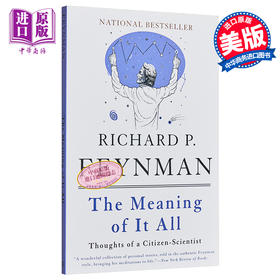 【中商原版】费曼讲演录 一个平民科学家的思想 英文原版 The Meaning of It All Thoughts of a Citizen Scientist Richard Feynman