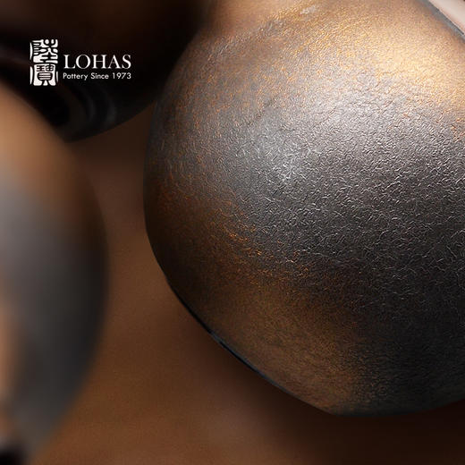 【样品清仓】陆宝-岩藏灼金静思窑变釉 陶瓷功夫茶具套装一壶六杯茶组 商品图2