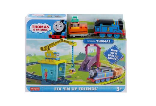 美太托马斯轨道大师系列  卡莉和桑迪运输好伙伴套装HDY58玩具小火车 商品图0