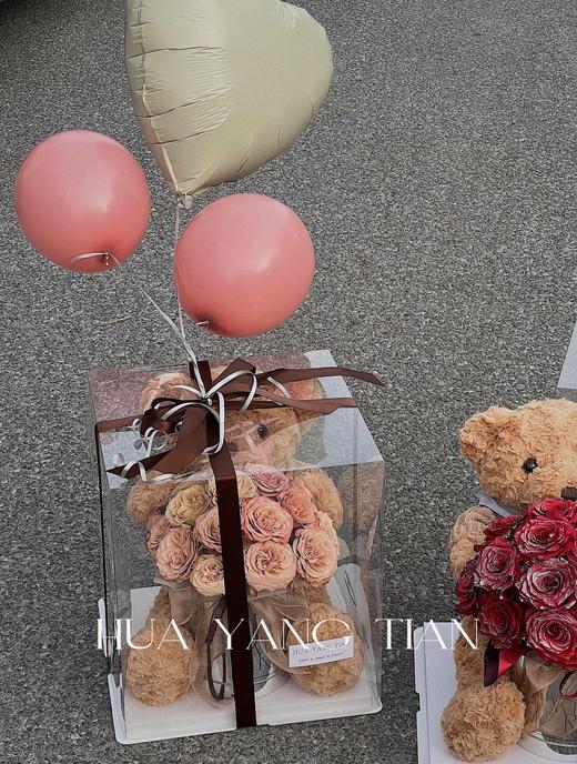 小熊玫瑰  · 花桶 商品图2