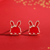 【授权商品】BOMURNNY/宝慕尼S925纯银感温变色福兔兔年限定项链手链耳钉套装 商品缩略图3