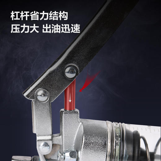 得力透明管黄油枪(单杠)600CC（DQ80501） 商品图1