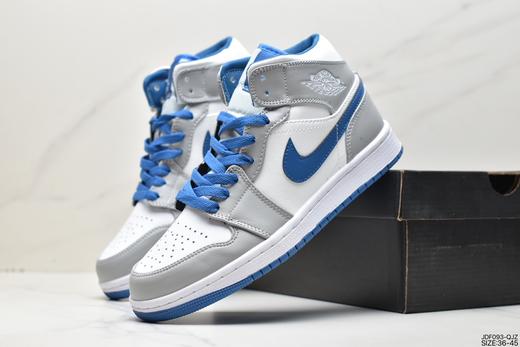 耐克Nike Air Jordan 1 Mid乔丹一代中帮经典复古休闲运动板鞋DX9276-100男女鞋 商品图7