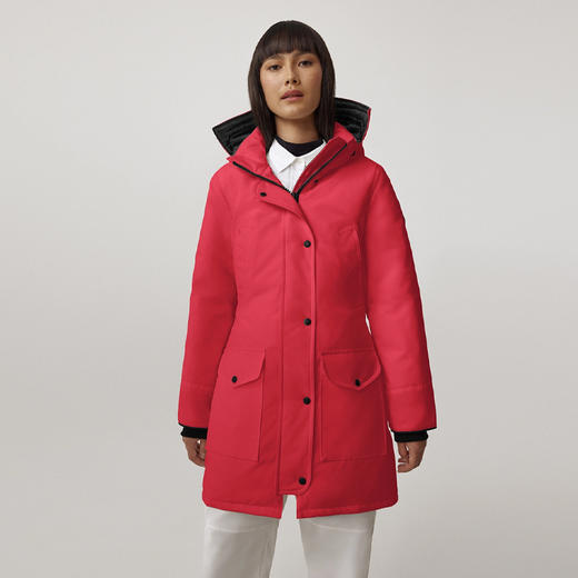 CANADA GOOSE 加拿大鹅 女士 Trillium 派克连帽羽绒服 红色 6660W 28 商品图1