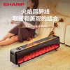 夏普 （SHARP)3D仿真炭火石墨烯踢脚线取暖器加湿电暖气家用浴室电暖器防水地暖卧室壁炉火焰烤火炉 HX-BR227A-B 商品缩略图3