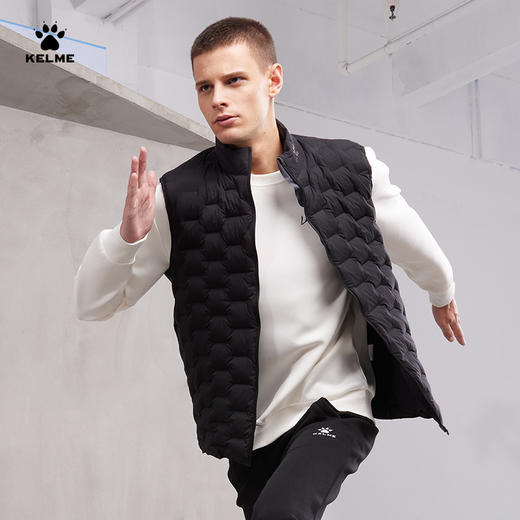 羽绒马甲男冬季新款休闲时尚立领运动服保暖坎肩外套8263MJ1009 商品图11