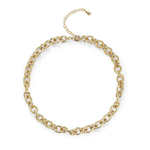 【万妮达&刘忻同款】Retro Chic 意大利复古创意饰品 素金扭纹套装 商品图4