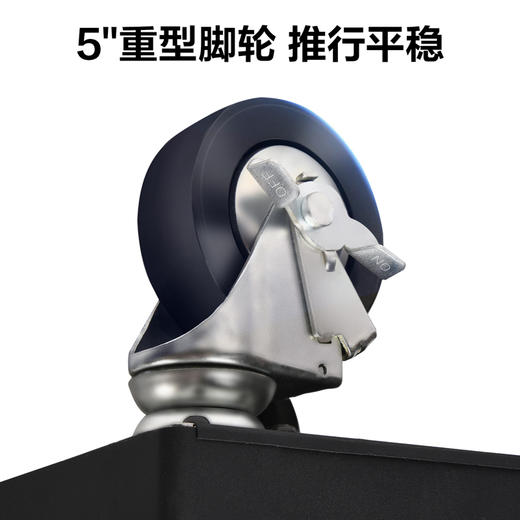 得力四抽屉带门工具车（DQ02342） 商品图3