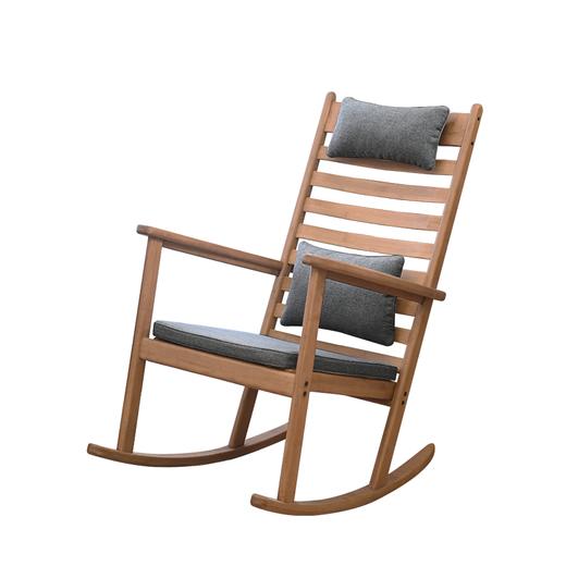 祥福 托斯卡纳摇椅家用大人躺椅阳台休闲椅午睡椅老人实木摇摇椅 商品图7