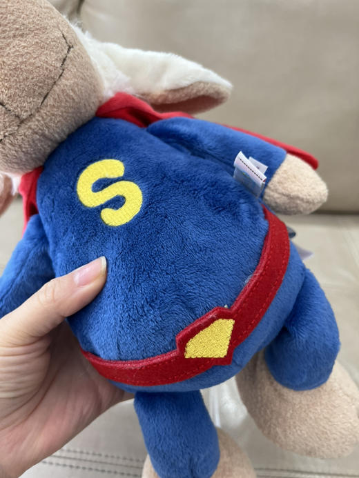 1214-6 圣诞礼物 超神气 披风超人羊 毛绒绒 公仔玩具 原厂限量 商品图9