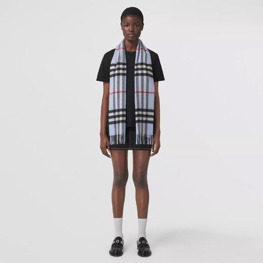 BURBERRY 巴宝莉 女士经典羊绒围巾 格子 8049712 A1397 商品图3
