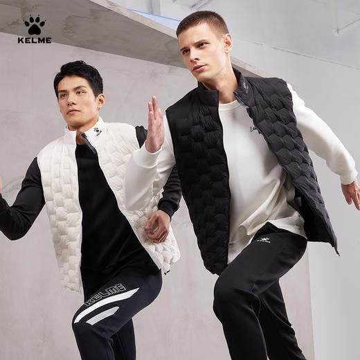 羽绒马甲男冬季新款休闲时尚立领运动服保暖坎肩外套8263MJ1009 商品图13