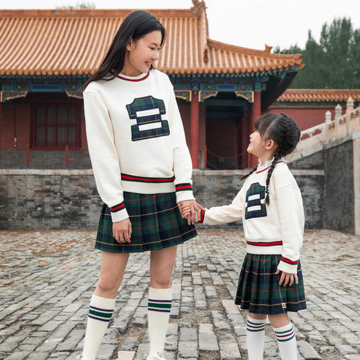 亲子格纹半裙 女童成人可选 商品图3