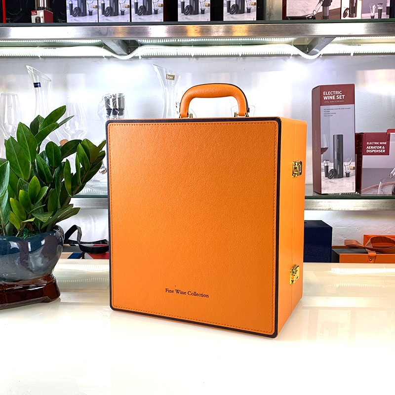 追梦六支皮盒（橙色）