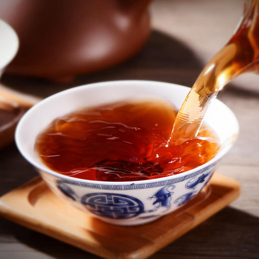 吉顺号普洱熟茶2016年糯香型小沱茶皮桶装1000克大分量口粮茶 商品图2