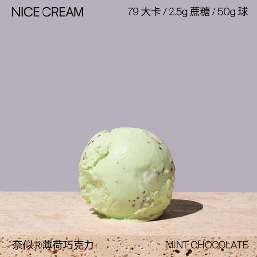 奈似/NICE CREAM 健康雪糕 薄荷 朗姆 海盐 麻薯巧克力冰淇淋400g*2罐[福利品] 商品图12