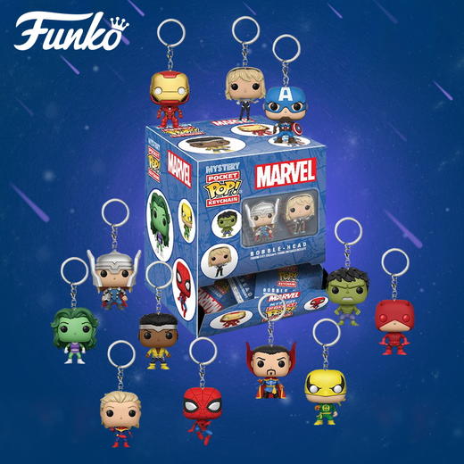 FUNKO 钥匙扣盲袋：漫威系列 FUNC21155 适用年龄3Y+ 商品图0