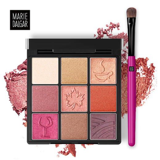 【yz】玛丽黛佳九宫格眼影盘枫叶盘大地色基础配色九色眼影 商品图1