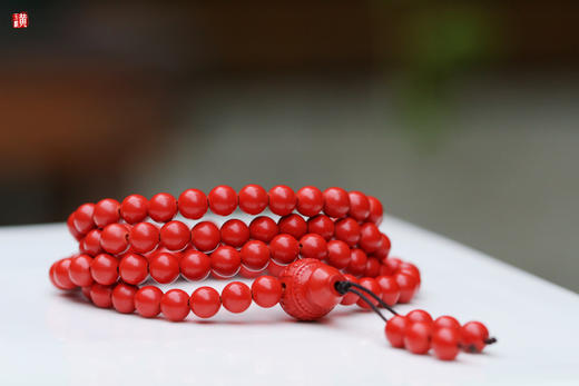 [ 鸿运 ] 朱砂珠链（手串、项链两用） 商品图0