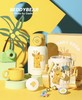 【品牌直发】【杯具熊豌豆儿童保温杯】卡通三盖保温水壶 幻想鹿/闪电熊/阳光长耳兔/闪电恐龙/梦幻独角兽630ml 商品缩略图5