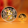【现货】2023兔年生肖圆形金银纪念币套装（3g金+15g银） 商品缩略图1