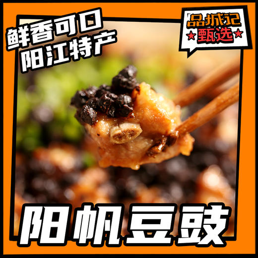 品城记甄选 【阳帆豆豉】阳江特产 原味黑豆豉 粤菜经典食材 鲜香可口 商品图0